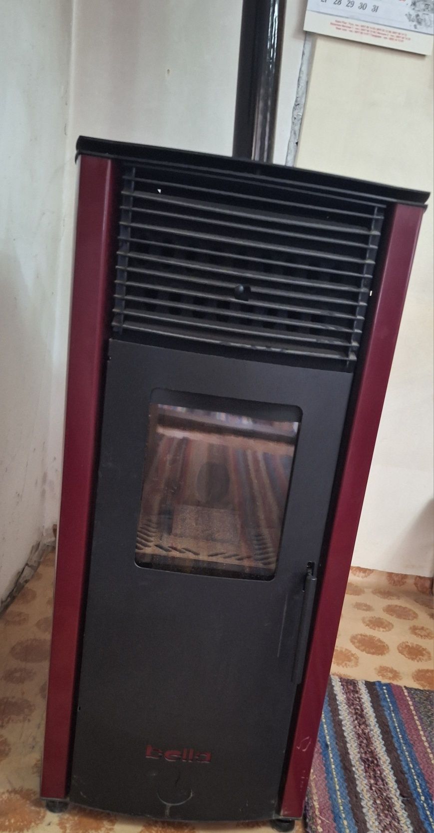 Продавам пелетна камина с гаранция