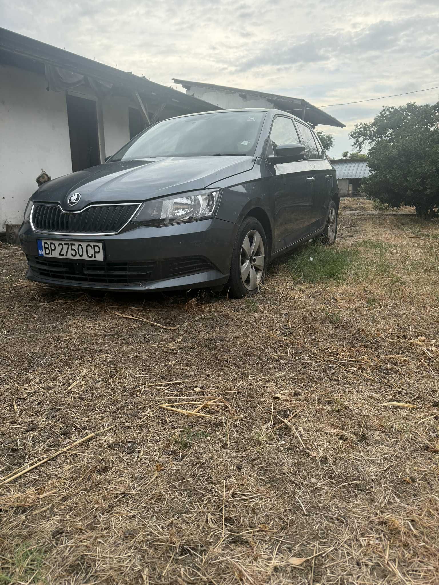 Skoda Fabia / Шкода Фабия  1.0TSI / 95к.с. 2017  сив металик .