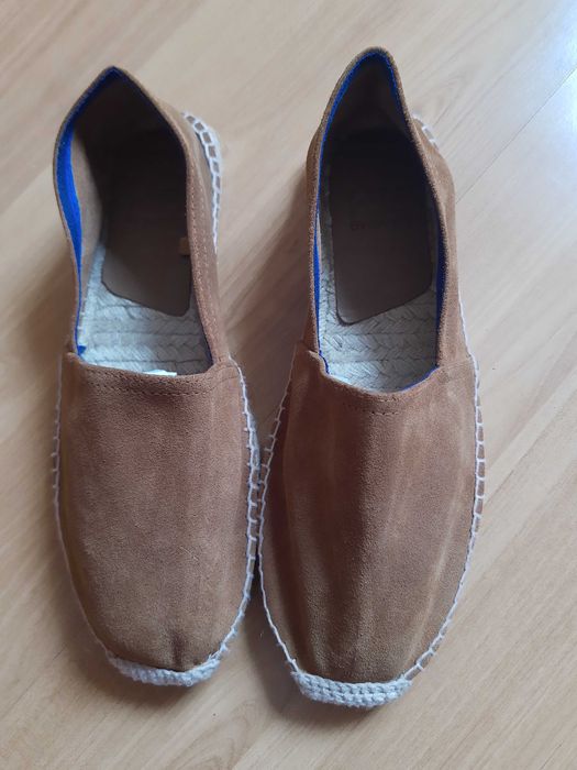 Espadrile piele intoarsa