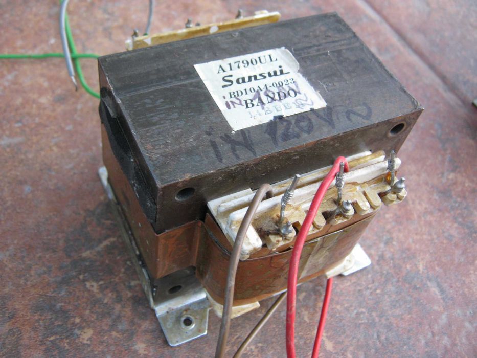 Transformator 110v Sansui 450w 2x37v,2x13v statie putere