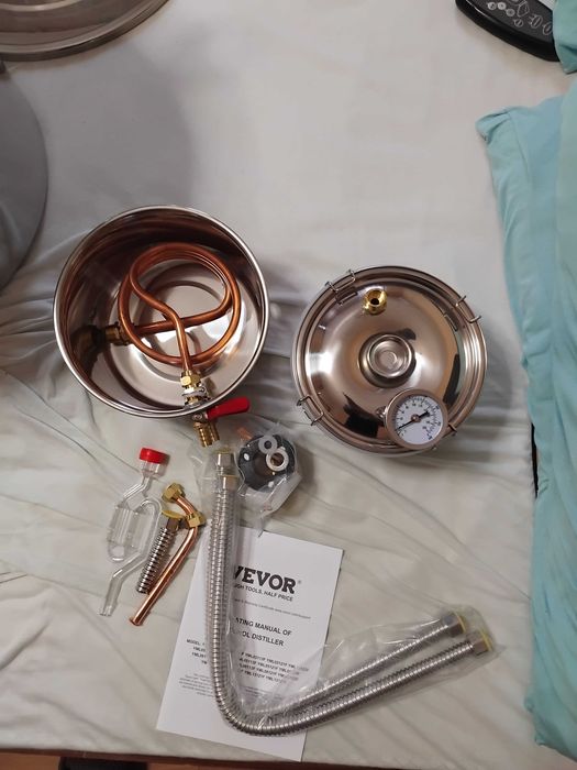 Казан -чисто нов 50литра от неръждавейка и медни тръби ПРОМОЦИЯ-280лв.