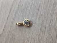 Pandantiv aur 14k 0.90gr diamant 0.25ct vvs2