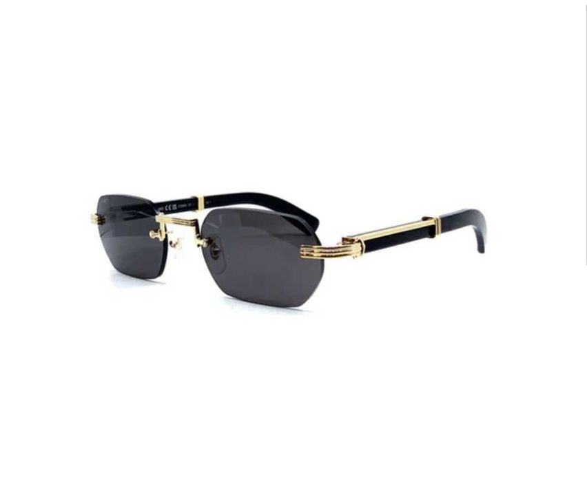 Слънчеви очила Cartier CT0362S златни и сребърни елементи