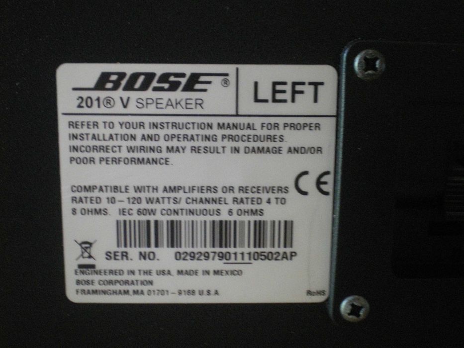Тонколони Bose 201-V