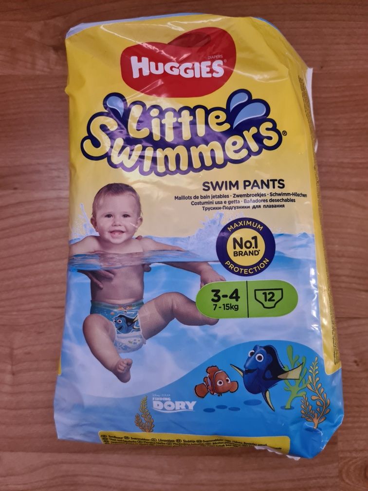 Scutece-chilotel pentru apa Huggies Little Swimmers 3-4, 7-15 Kg