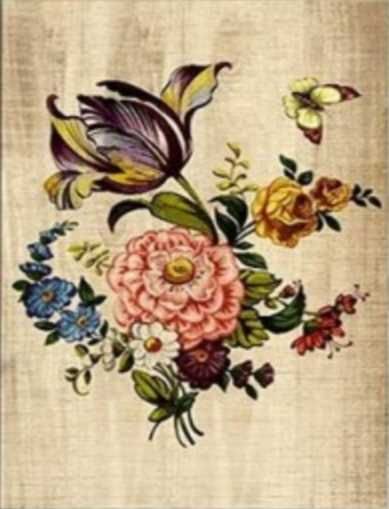 Рисуване по номера, Ярки цветя