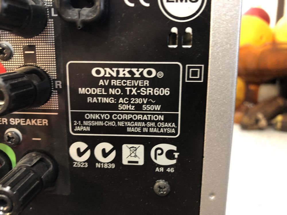 Onkyo TX-SR606 resiver
