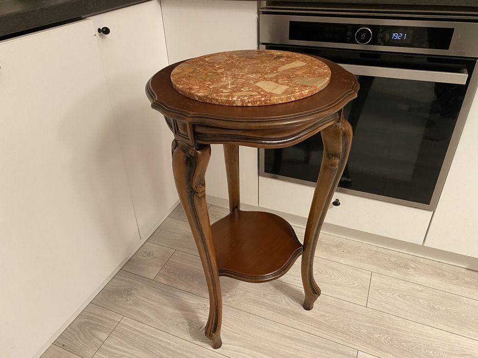 Comoda Servanta Lemn Vintage Intarsii Sculpturi