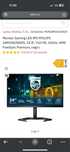 Monitor Gaming 165hz philips