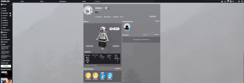 Аккаунт роблокс, хедлесс, корблокс. Срочно!! (headless,korblox,roblox)