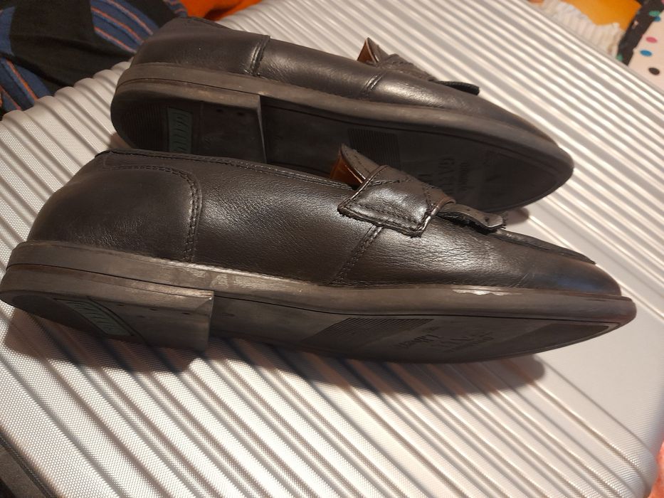 Черни обувки на GALLUS liberty  естествена кожа