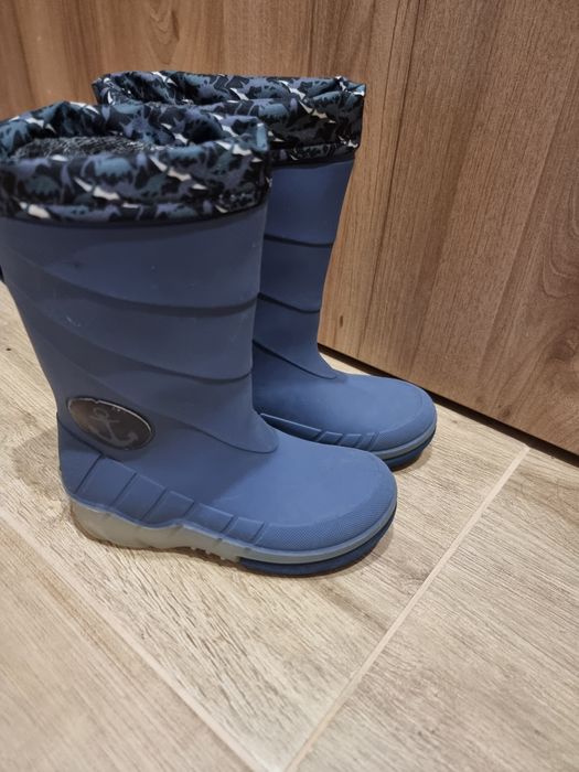 Светещи гумени ботуши 24-25 номер