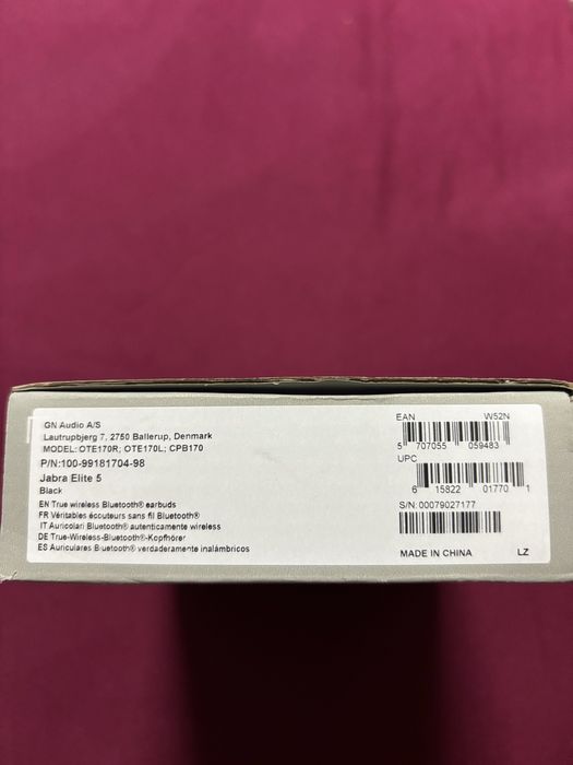 Vand casti Jabra Elite 5