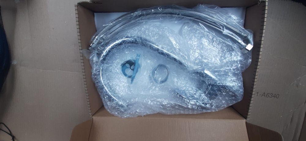 NOU! Pachet chiuveta inox+baterie bucatarie pipa lebada, Kroner, Atlas