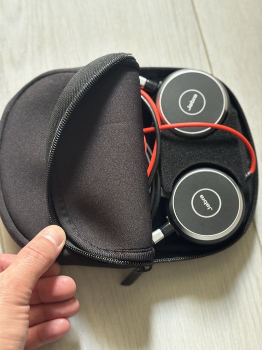 Casti Stereo Jabra Evolve 40, On-Ear, Negru neutilizate