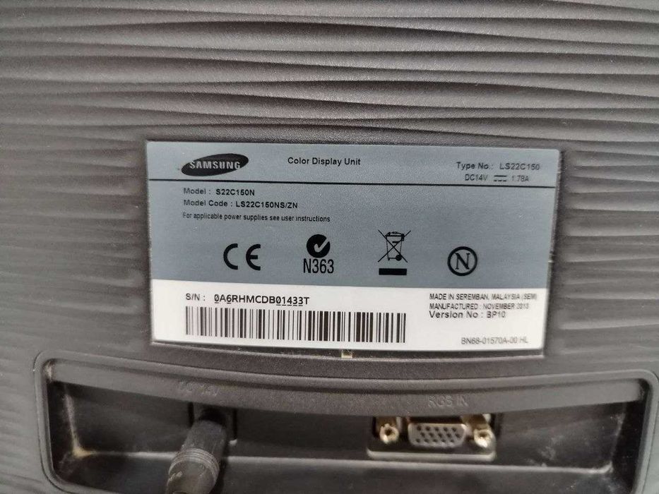 Монитор S22c150N samsung LS22C150NS/ZN