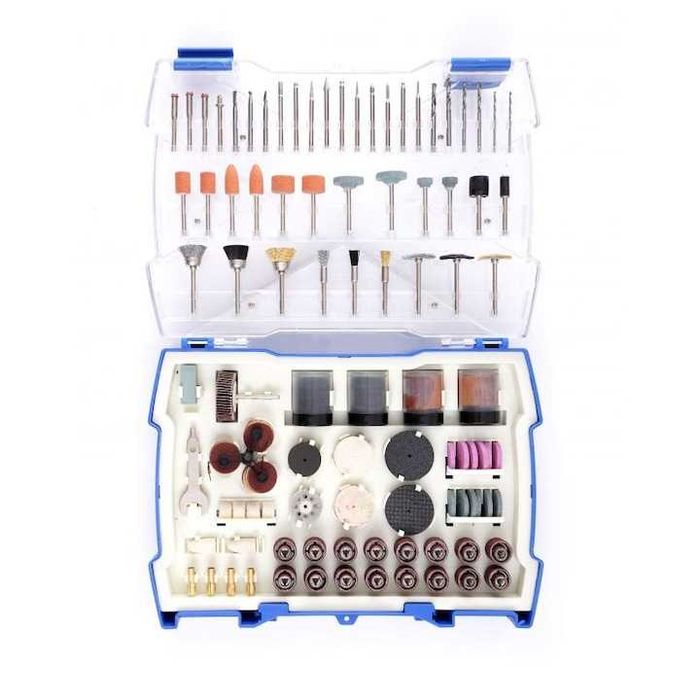 Set de accesorii pentru mini freze cu 239 piese KD10756 Kraftdele