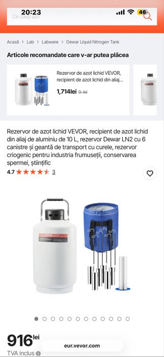 rezervor de azot lichid