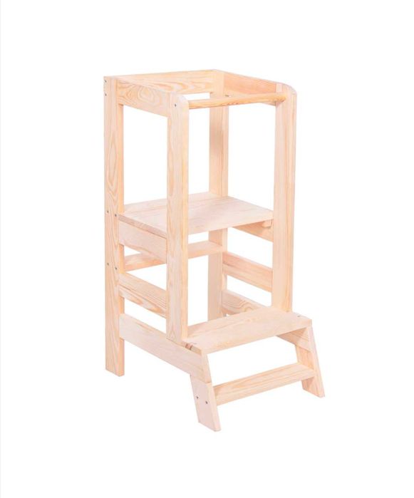 Дървена кула за дете - за хранене или ихра