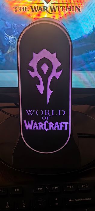 Suport casti cu lumini si telecomanda