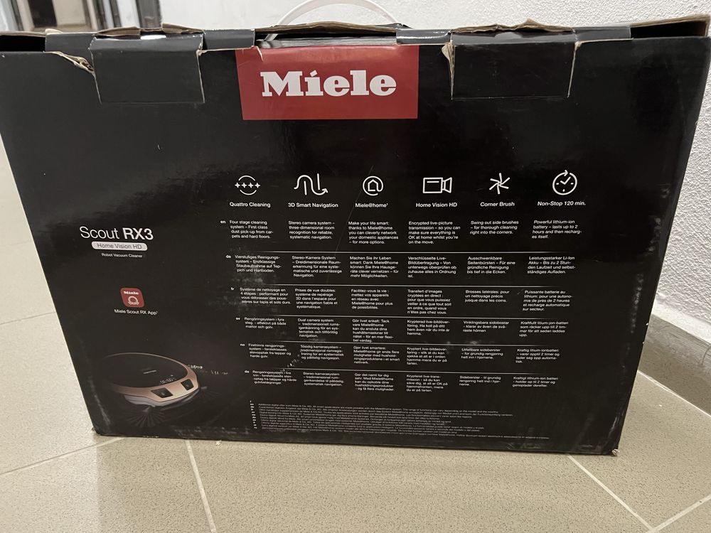 Робот Miele Scout RX3 home vision