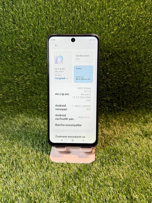 Redmi note 9S sotiladi dastavka bor