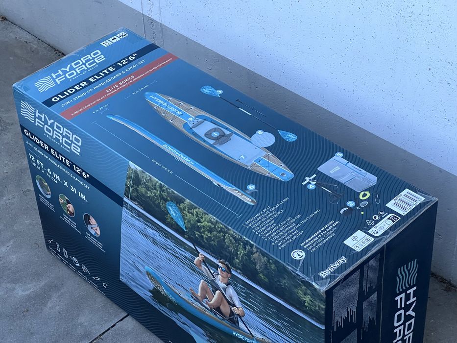 Set Complet SUP Bestway Hydro-Force Glider Elite 2 in 1 381 x 79 x 15