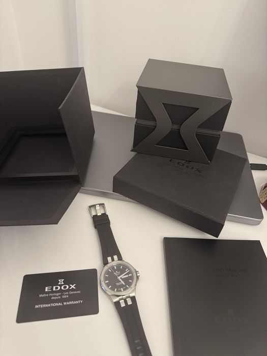 ceas Edox Delfin automatic 43 mm double day date