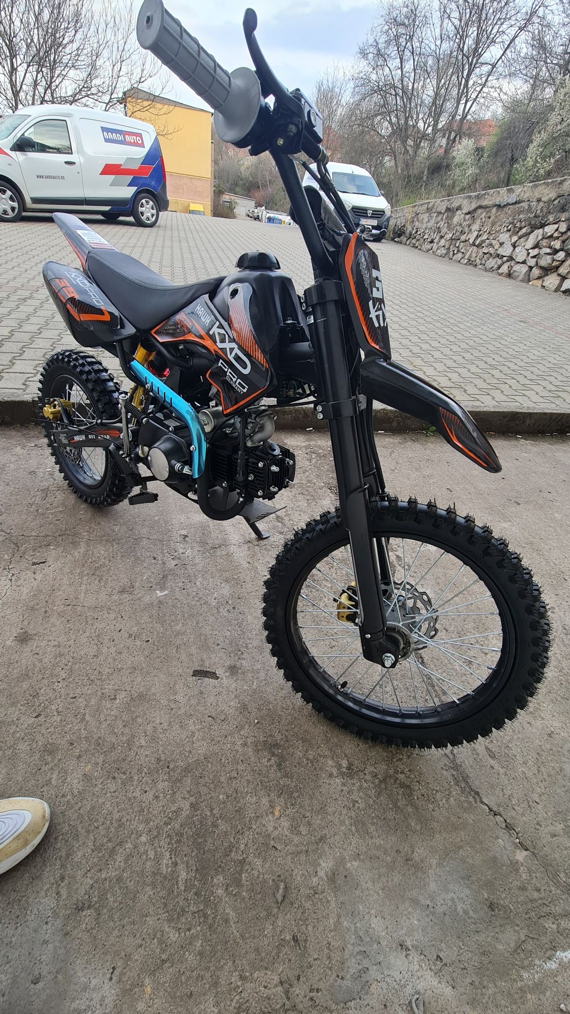 Cross Motocross Motoretă Enduro Kxd ProGermany Hawk E-START 125cc