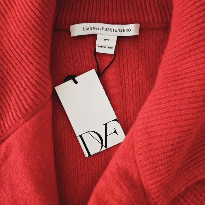 Diane von Furstenberg нова Жилетка Размер S/M вълна и кашмир