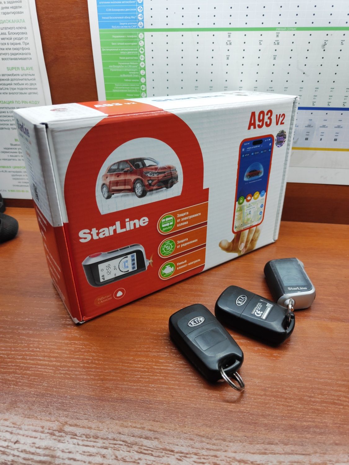 Установка автосигнализаций