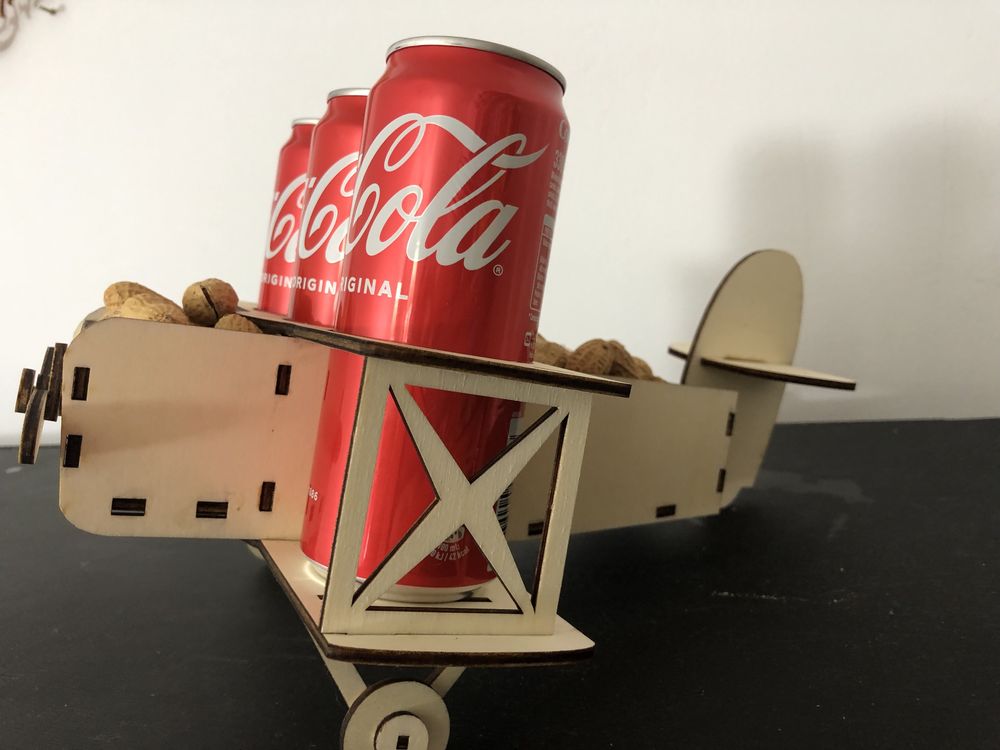 CADOU- Avion handmade din lemn