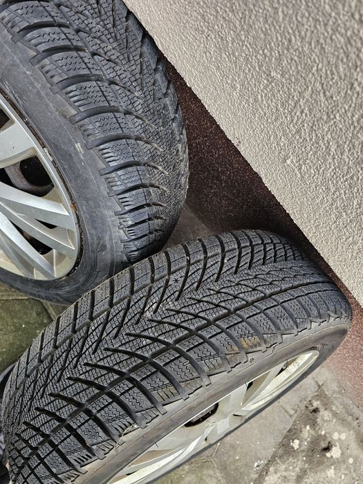 Roți iarnă vw, audi,tablă cu capace originale