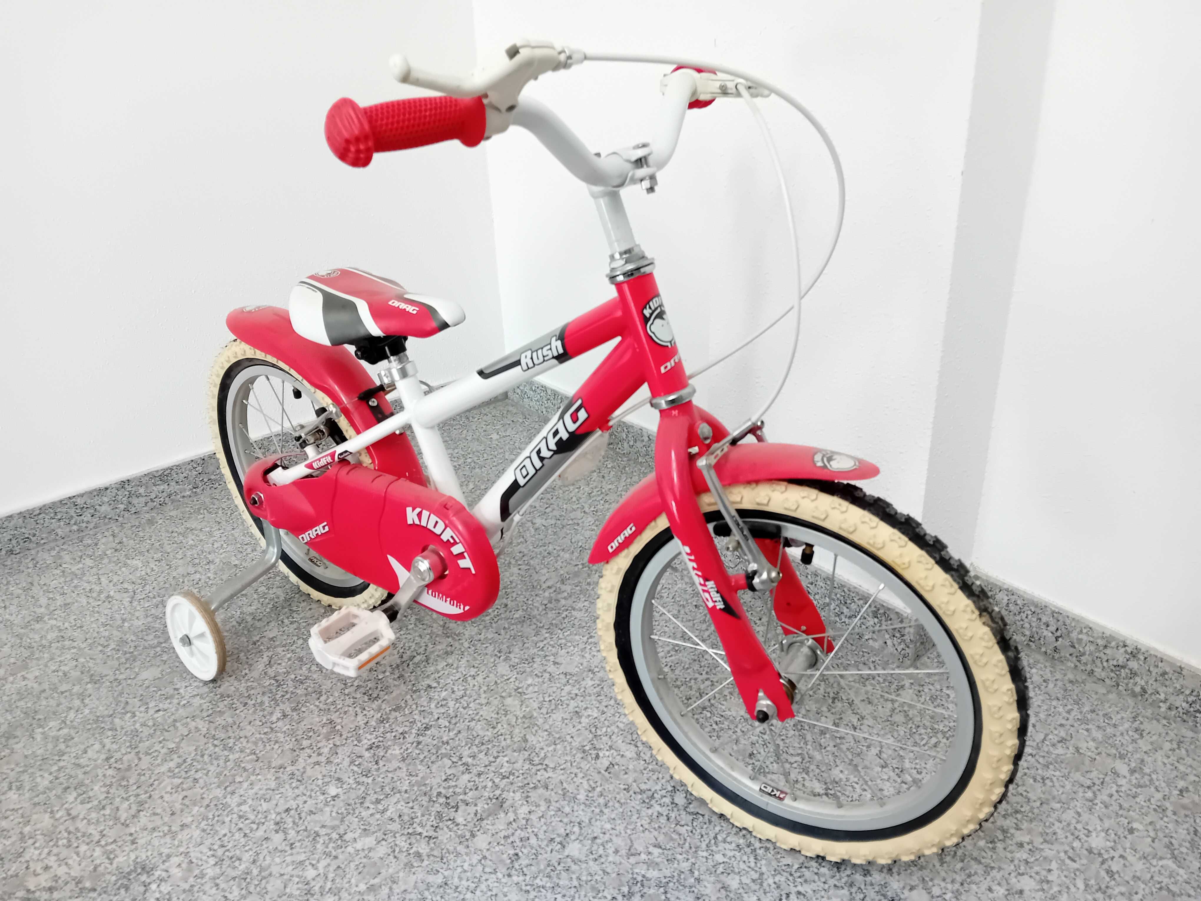 Продавам детско колело DRAG 16" + подарък тротинетка