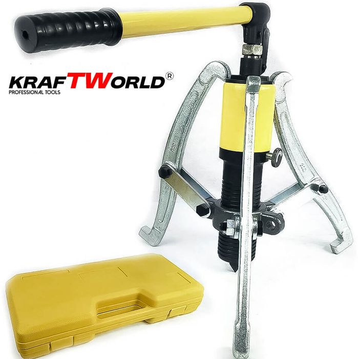 Професионална Хидравлична скоба KraftWorld 15T – за лагери, фланци и з