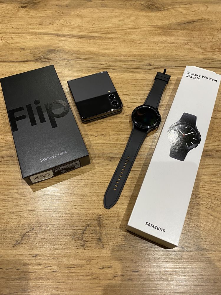 Комплект Galaxy Flip 4 & Galaxy Watch 4 Classic46