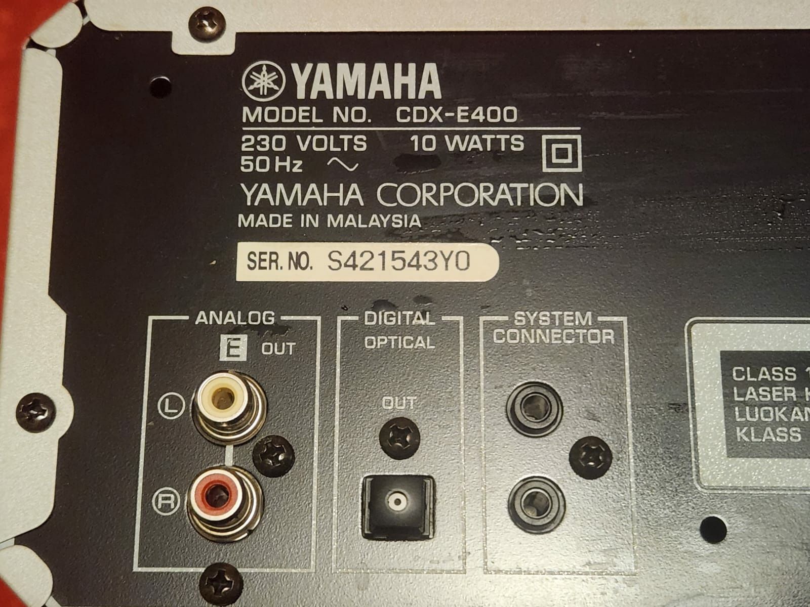 Yamaha cd cdx-e400