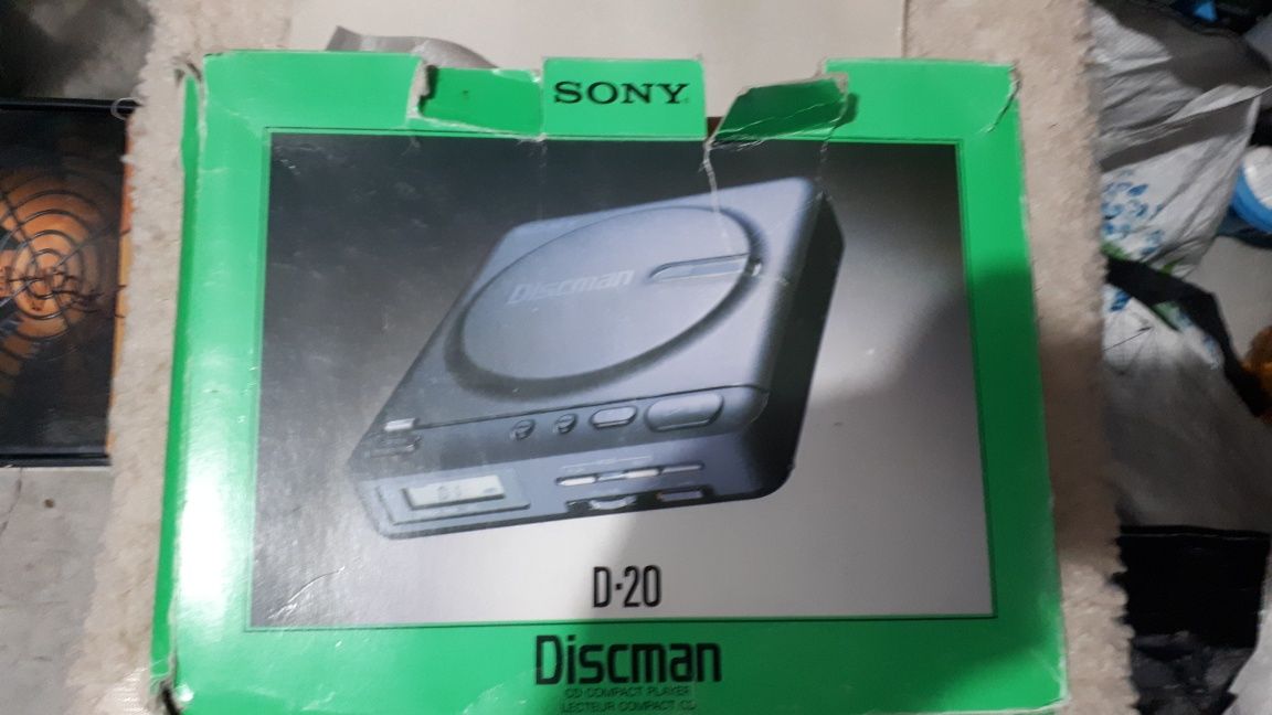 Cd-player Sony D-20 DiscMan Nou Vintage