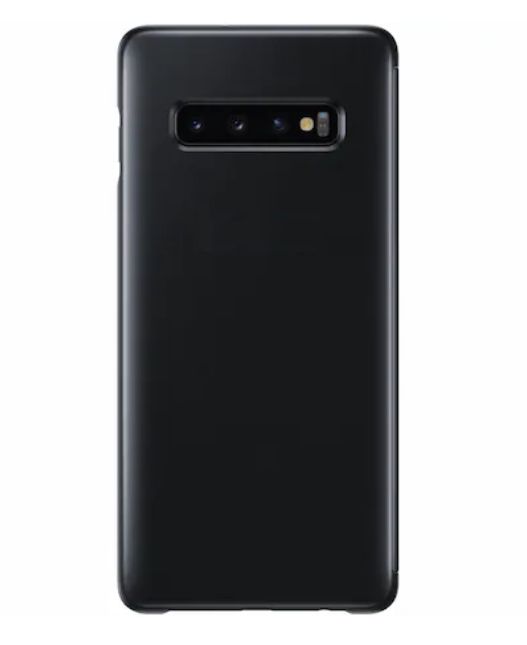 Husa de protectie Clear View pentru Samsung Galaxy S10 Black