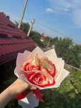 Buchet din satin