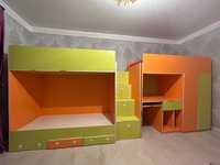 Детский кровать шкаф