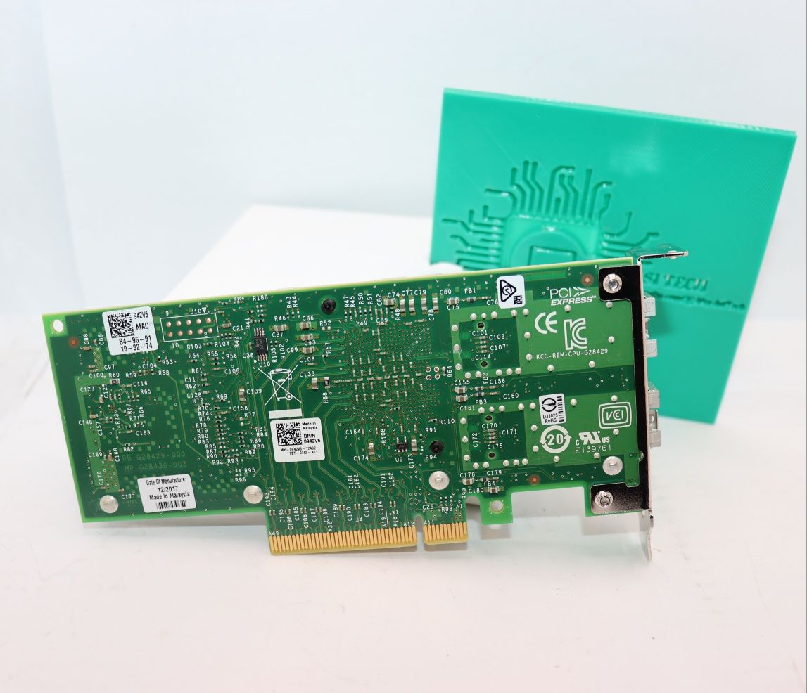 Placa de retea Originala Dell Intel X520-DA2 SFP+ 10Gb 0942V6 Low Prof