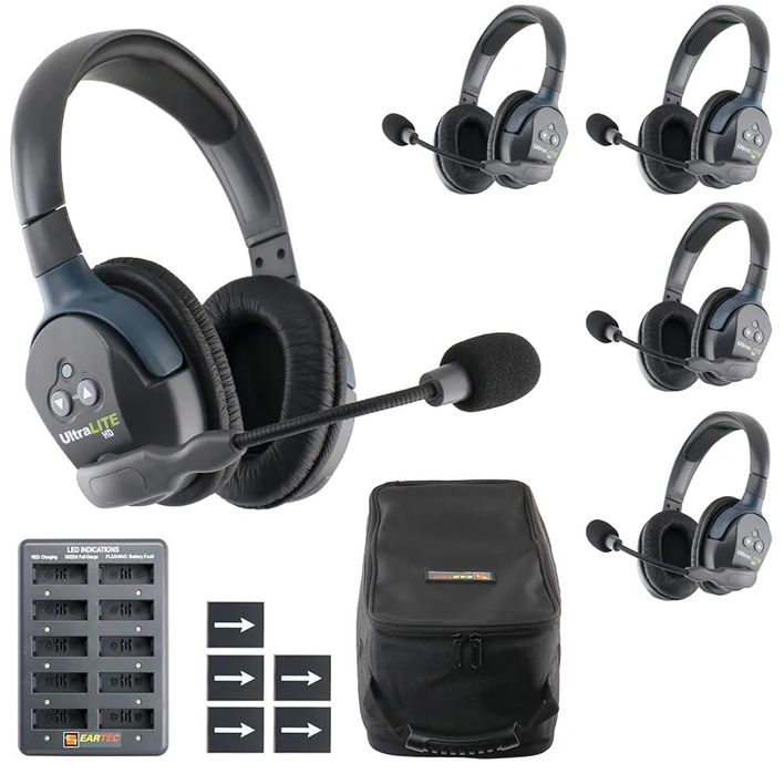 Беспроводная гарнитура Eartec UL5D Ultralite-HD для 5 человек