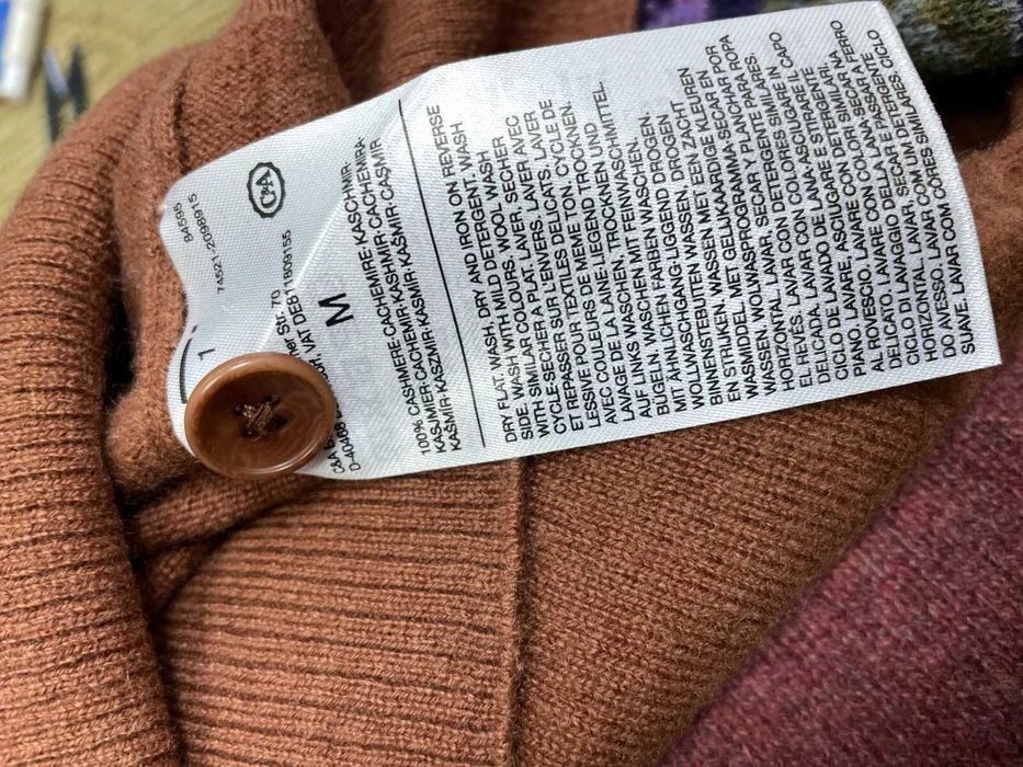 C&A размер M / L дамски кашмирен пуловер 100% КАШМИР кафяв