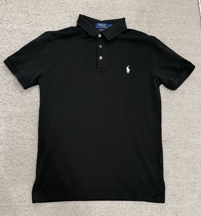 Tricou Polo Ralph Lauren slim fit negru marimea S