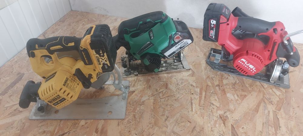 Circulare  Dewalt DCS570 HIKOKI  C18DBAL Milwaukee M18 CCS55