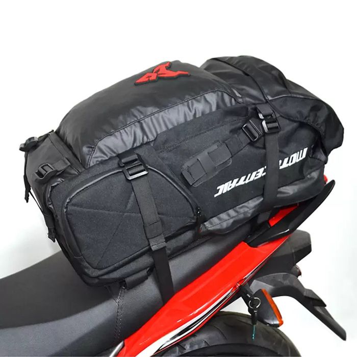 Geanta spate pt motociclete, 45 Litri, Impermeabila, ZocoMoto, Negru