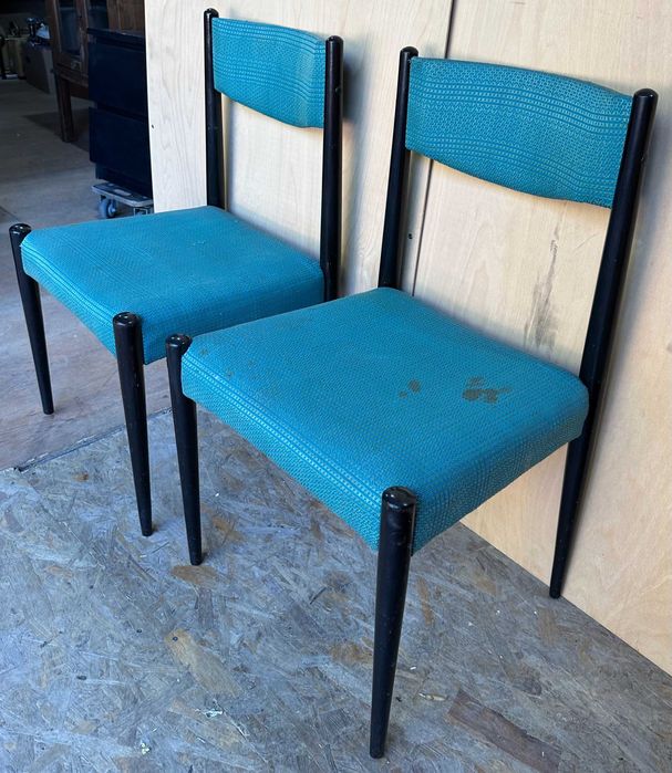 Set 2 Scaune Vintage Stil Retro; Scaun Solid
