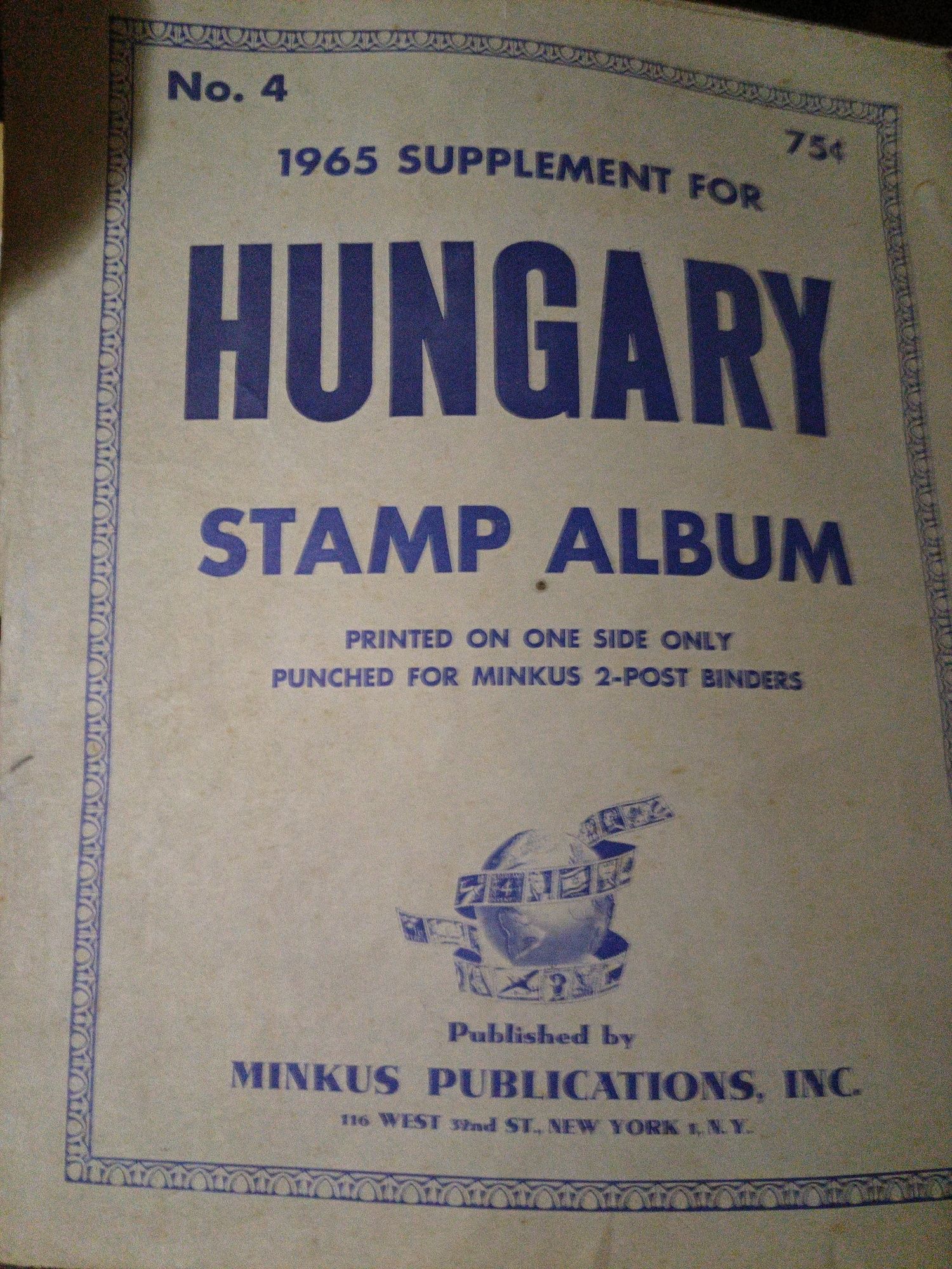 Stamp album 1965