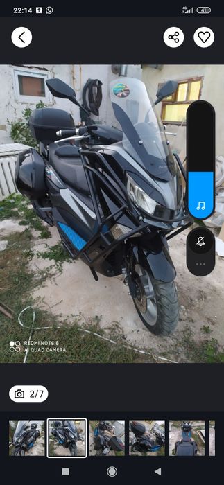 Продам скутер Н Макс пробек 5000 в идеальном состояние